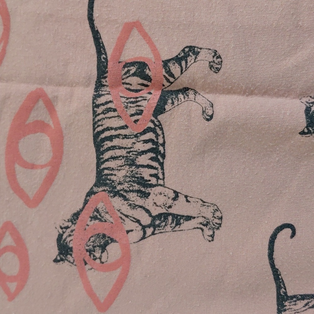 Women's Long Sleeve Pink Tiger Print Tee - Picture 5 of 8
